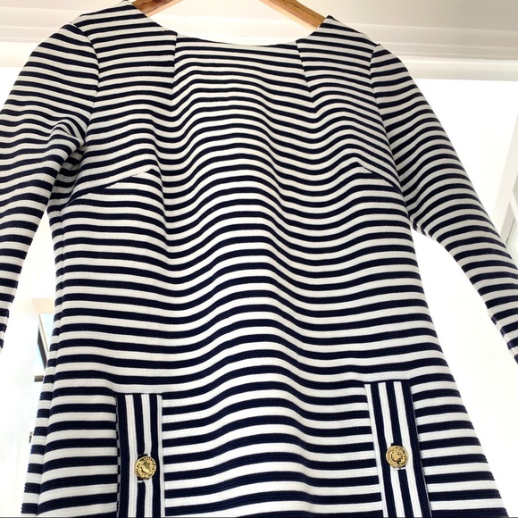 Lilly Pulitzer Charlene Navy Striped Dress - Picture 4 of 8